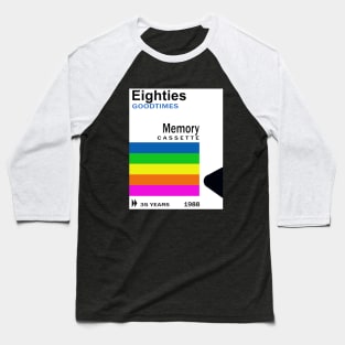 EIGHTIES CASSETTE Baseball T-Shirt